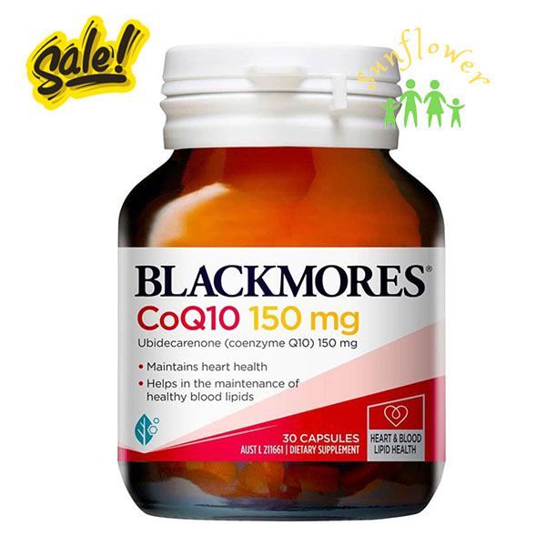 Blackmores CoQ10 150mg – Hỗ trợ điều hòa huyết áp
