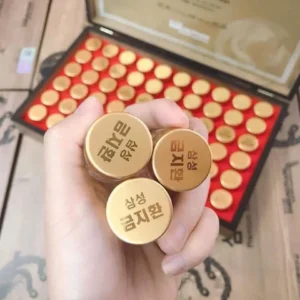 An Cung Ngưu Hoàng SamSung Gum Jee Hwan Hộp Gỗ