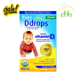Baby Ddrop Vitamin D3 400IU 90 giọt của Mỹ