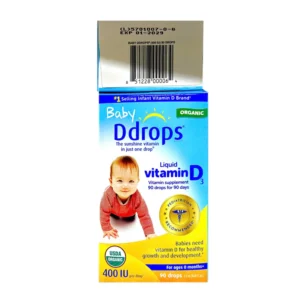 Baby Ddrops Vitamin D3 400IU cho trẻ sơ sinh 90 giọt