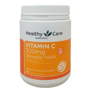 Bổ sung Vitamin C Healthy Care 500mg 500 viên nhai – Hàng Úc