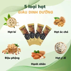 Bột ngũ cốc Damtuh 50 gói của Hàn Quốc Bột ngũ cốc dinh dưỡng Damtuh Hàn Quốc 900g