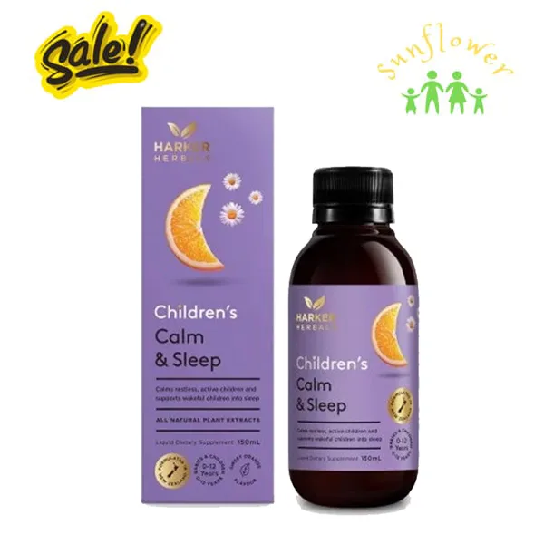 Harker tím Calm & Sleep 150ml - Giúp bé ngủ ngon và sâu hơn, tránh quấy khóc