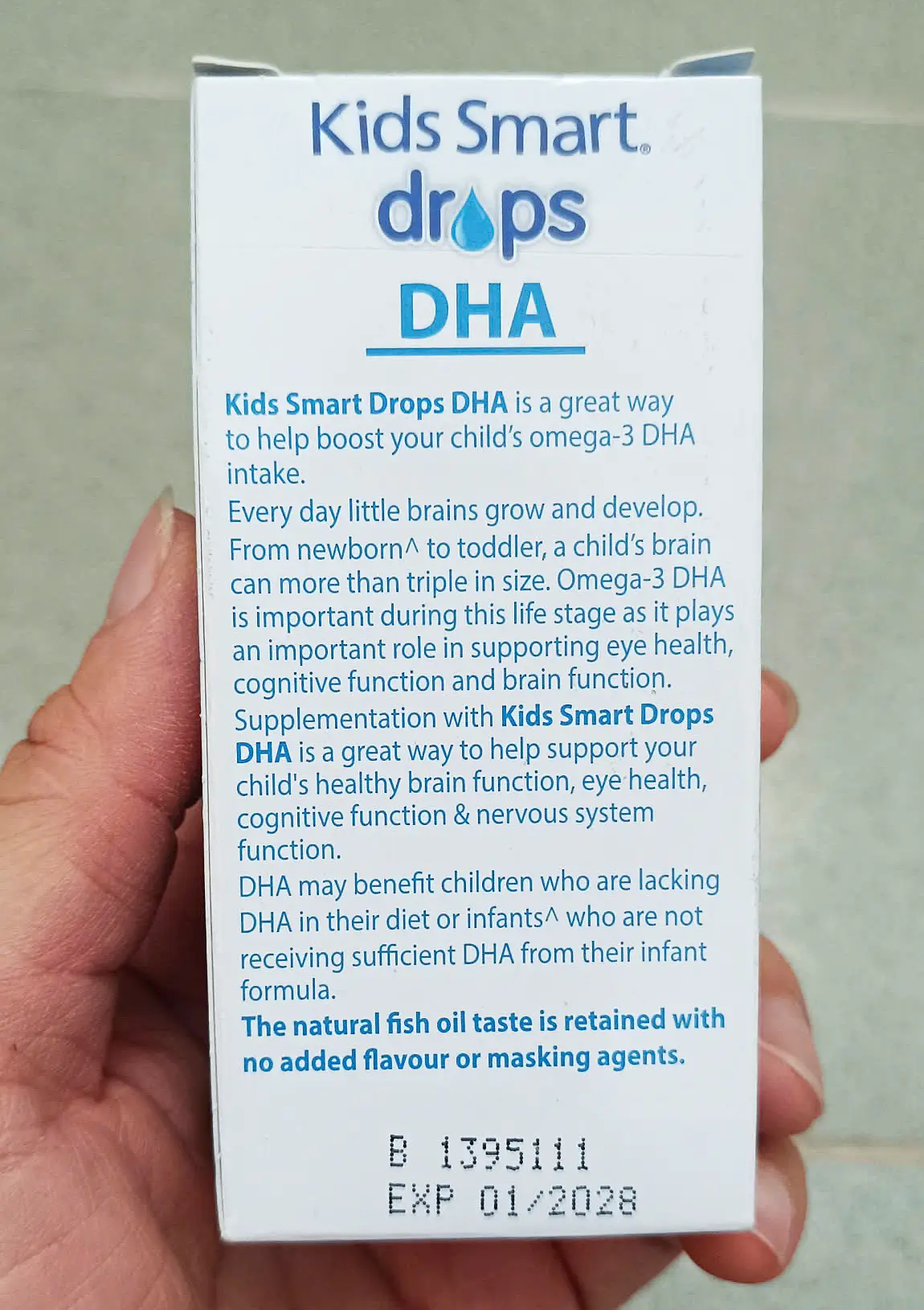 Dha giọt Nature’s Way Kids Smart DHA Drops 20ml của Úc DHA Drop Natures Way Kids Smart 20ml dành cho bé từ 1 tháng của Úc