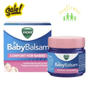 Dầu bôi giữ ấm phòng ho cảm lạnh Baby Balsam Vicks Úc