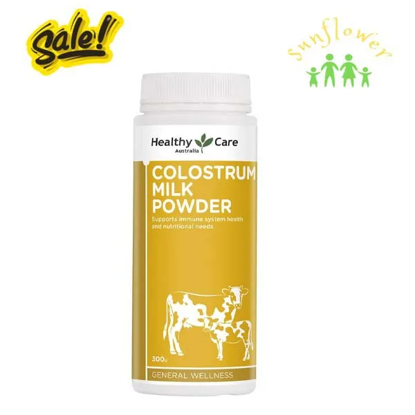 Sữa bò non Healthy Care Colostrum milk powder 300g của Úc