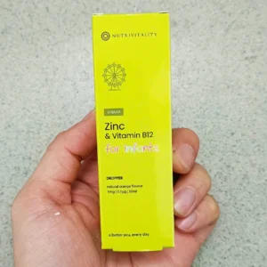 Kẽm Giọt Anh Nutrivitality Zinc Vitamin B12 Hỗ Trợ Tăng Đề Kháng