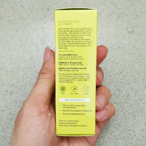 Kẽm Zinc Vitamin B12 Nutrivitality 30ml của Anh Quốc