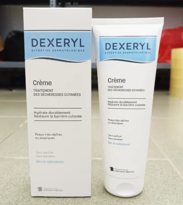Kem nẻ Dexeryl Crème trị khô da, chàm dị ứng, 250g của Pháp