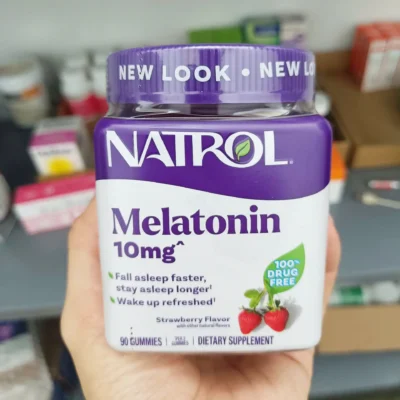 Kẹo dẻo ngủ ngon Natrol Melatonin Gummies 10mg 90 viên của Mỹ Kẹo Ngủ Melatonin 10mg Natrol Gummies 90 Viên của Mỹ