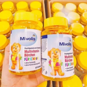 Kẹo gấu Mivolis Multivitamin Barchen vị trái cây của Đức