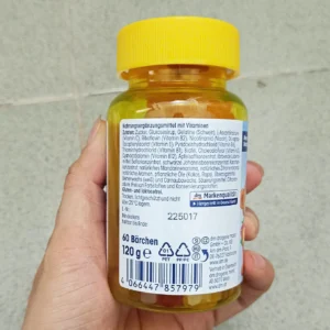 Kẹo gấu Mivolis Multivitamin Barchen vị trái cây của Đức 60 viên