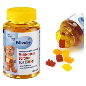 Kẹo gấu Mivolis vị trái cây bổ sung Vitamin Tổng hợp cho bé