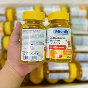 Kẹo vitamin Mivolis Multivitamin-Bärchen, 60 viên