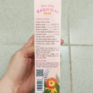 Men sống Bạch Mai Plus 20 ống x 10ml Men Sống Bạch Mai Plus hỗ trợ hệ tiêu hóa, tăng cường đề kháng