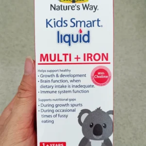 Siro sắt Smart Liquid Multi + Iron Nature's Way 200ml của Úc NATURE'S WAY KIDS SMART MULTI IRON LIQUID - BỔ SUNG SẮT VÀ CÁC VI CHẤT