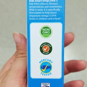Dha giọt Nature’s Way Kids Smart DHA Drops 20ml của Úc Nature's Kids Smart Drops DHA bổ sung DHA dạng nhỏ giọt cho bé