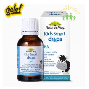 Nature's Way Kids Smart Drops DHA cho bé hỗ trợ phát triển não bộ, thị lực