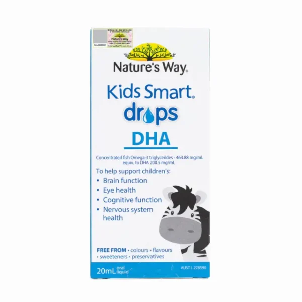 Nature's Way Kids Smart Drops DHA cho bé phát triển não