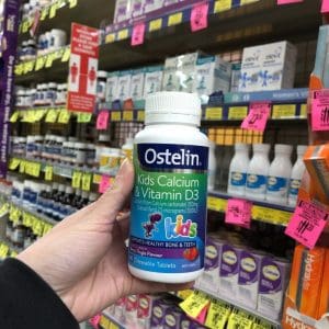 Ostelin Kids Calcium Vitamin D3 90 Viên Nhai