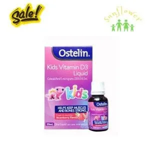 Ostelin Kids Vitamin D3 Liquid 20ml của Úc