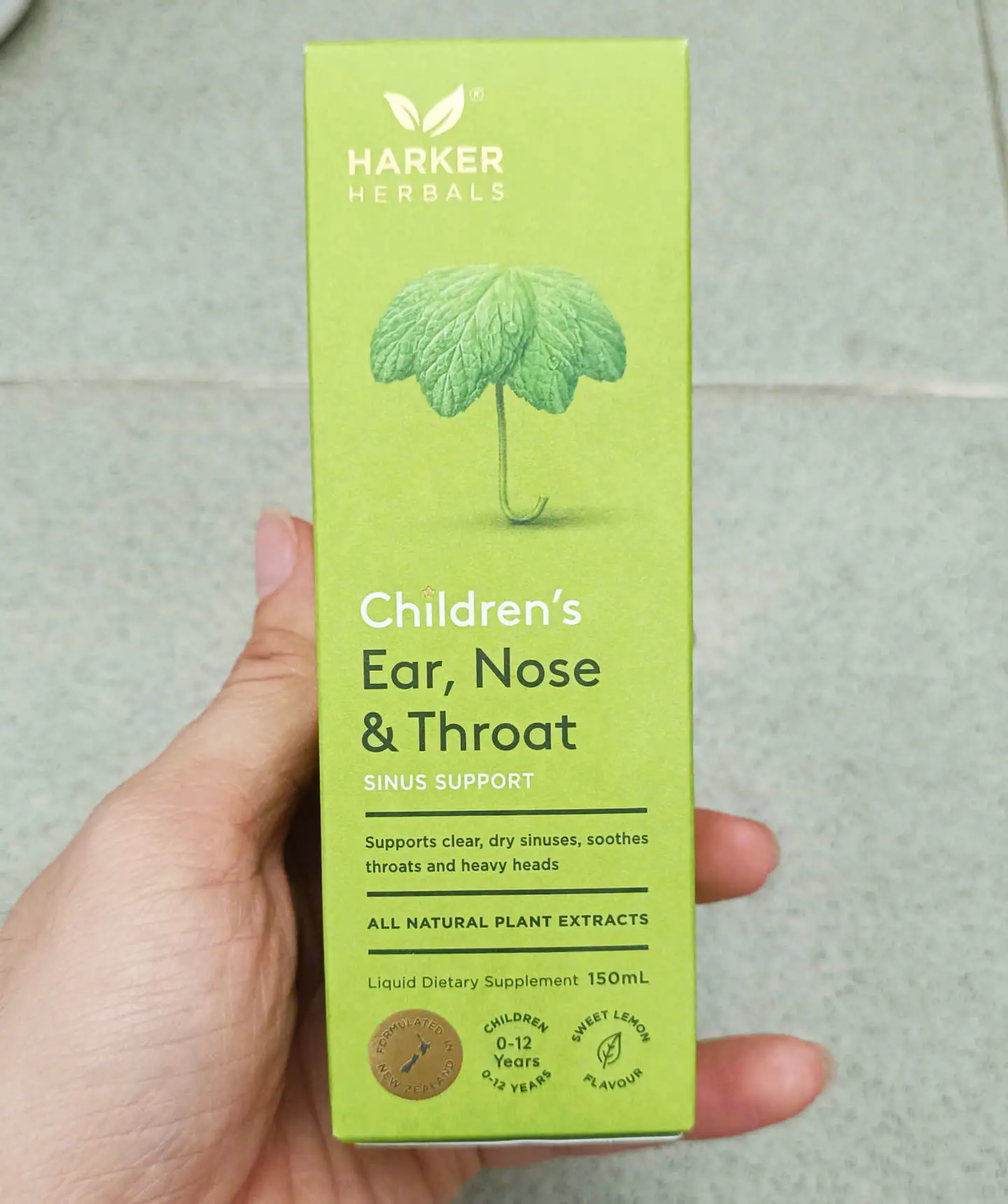 Siro tăng đề kháng tai mũi họng Harker Herbals Children's Ear Nose & Throat Herbal 150ml SIRO TAI MŨI HỌNG HARKER HERBALS NEWZEALAND