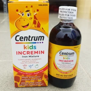 Siro cho trẻ biếng ăn Centrum Kid Incremin 200ml của Úc Siro Centrum Kids Incremin iron mixture Úc 200ml