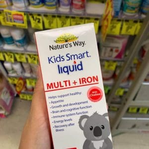 Siro Natures Way Kids Smart Liquid Multi Iron bổ sung sắt 200ml của Úc