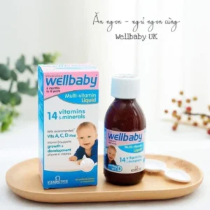 Siro Vitamin Tổng Hợp Wellbaby Multi-Vitamin Liquid Vitabiotics Anh Quốc 150ml