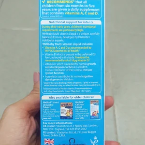 Siro Wellbaby Multi Vitamin Liquid cho trẻ em 150ml