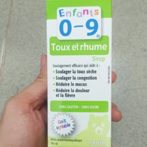 Siro cúm ngày Canada cho bé từ 0 đến 9 tuổi