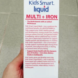 Siro sắt Smart Liquid Multi + Iron Nature's Way 200ml của Úc Siro sắt vitamin tổng hợp cho bé Nature’s Way Kids Smart Liquid Multi Iron 200ml