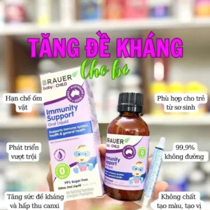 Siro tăng đề kháng Brauer cho trẻ từ sơ sinh 100ml