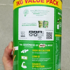 Sữa MILO Úc tăng chiều cao cho bé từ 2 tuổi lon 1kg