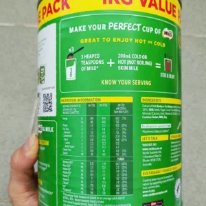 Sữa Nestle Milo Úc 1kg (Dành cho trẻ từ 2 tuổi)