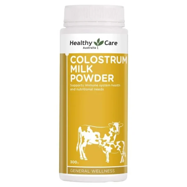 Sữa bò non Healthycare Colostrum milk powder 300g của Úc