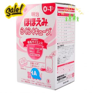 Sữa Meiji dạng thanh 0-1 cho bé cảu Nhật Bản