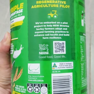 Sữa Milo Úc 1kg cho bé từ 2 tuổi Sữa bột Milo 1kg của Úc