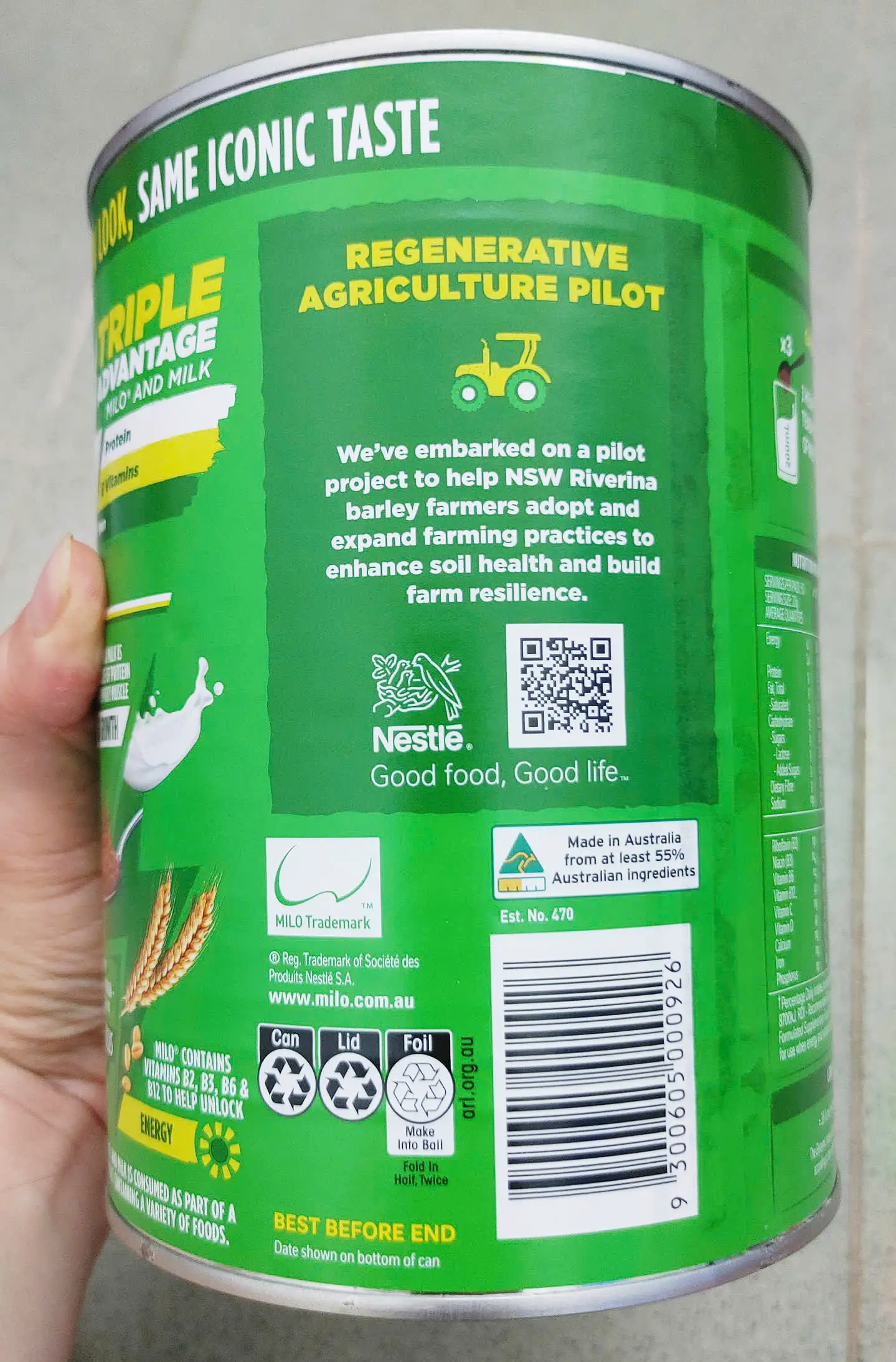 Sữa Milo Úc 1kg cho bé từ 2 tuổi Sữa bột Milo 1kg của Úc