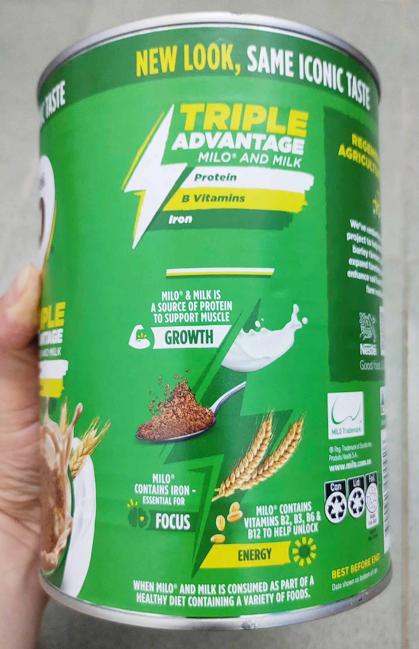 Sữa Milo Úc 1kg cho bé từ 2 tuổi Sữa bột Milo của Úc 1kg