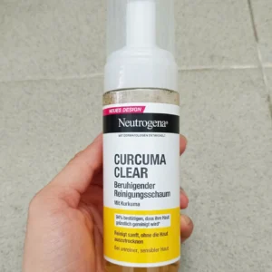 Sữa rửa mặt tạo bọt Neutrogena Curcuma Clear 150ml của Đức Sữa rửa mặt tinh chất nghệ Neutrogena Calme Curcuma