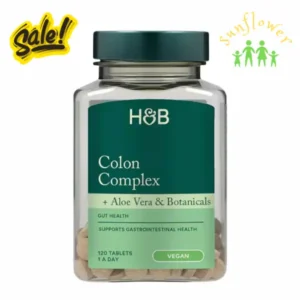 Thải độc ruột Aloe Vera Colon Cleanse Holland & Barrett 120 viên