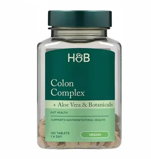 Thải độc ruột Colon Cleanse Holland & Barrett lọ 120 viên