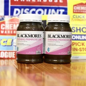 Tinh dầu hoa anh thảo Blackmores Evening Primrose Oil 190 viên