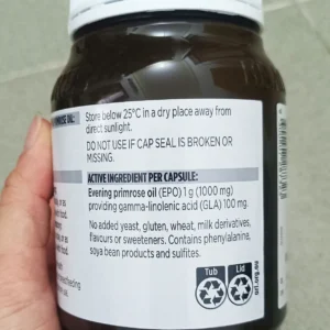 Tinh dầu hoa anh thảo Blackmores Evening Primrose Oil 190 viên