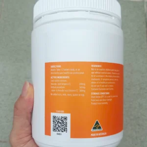 Viên ngậm Vitamin C Healthy Care 500mg 500 viên của Úc Viên Nhai Bổ Sung Vitamin C Chewable Healthy Care 500mg 500 viên, Hàng Úc