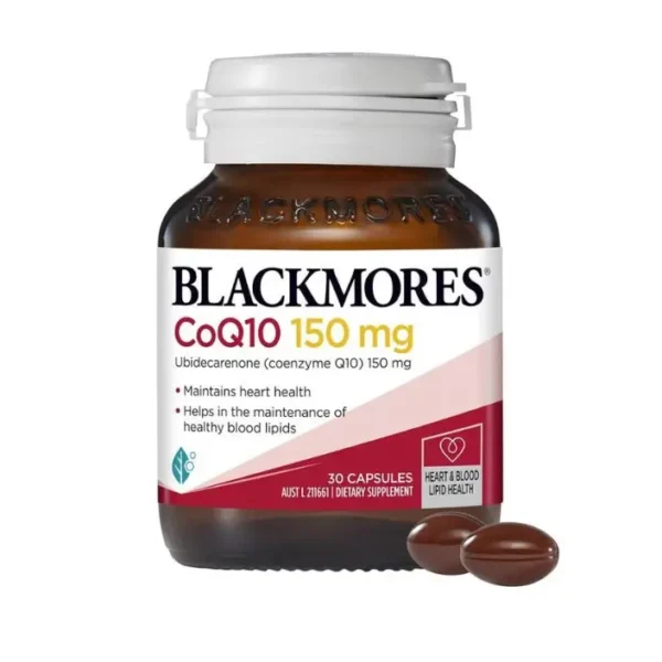 Viên Uống Hỗ Trợ Sức Khỏe Tim Mạch Blackmores Heart Health CoQ10 150mg