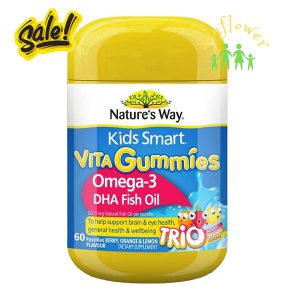 Kẹo dẻo Nature's Way Kids Smart Vita Gummies Omega-3