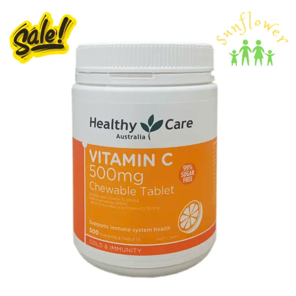 Viên ngậm Vitamin C Healthy Care 500mg 500 viên của Úc Viên ngậm Vitamin C Healthy Care 500mg 500 viên của Úc