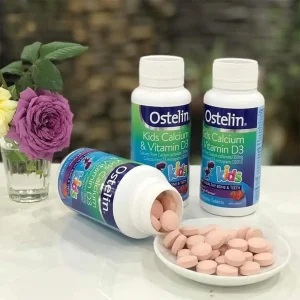 Viên nhai canxi cho bé Ostelin Kids Calcium & Vitamin D3 90 viên của Úc